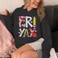 Happy Fri-Yay Teacher Back To School Friday Lovers Unisex Hoodie, funny design