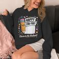 Happy Fri-Yay Teacher Fry Yay Friday Weekend Unisex Hoodie, funny design Happy Fri-Yay Teacher Fry Yay Friday Weekend Unisex Hoodie, funny design