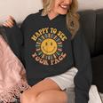 Happy To See Your Face Retro Happy Teacher Back To School Unisex Hoodie, funny design Happy To See Your Face Retro Happy Teacher Back To School Unisex Hoodie, funny design