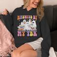 Haunted By My TBR Cute Ghosts Book Reading Teacher Halloween Unisex Hoodie, funny design