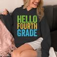 Hello Fourth Grade Shirt 4th Grade Boy Girl Student Teacher Unisex Hoodie, 4th Grade Teacher Gifts, funny design Hello Fourth Grade Shirt 4th Grade Boy Girl Student Teacher Unisex Hoodie, 4th Grade Teacher Gifts, funny design