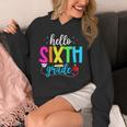 Hello Sixth Grade Cute Back To School 6th Grade Teacher Kids Unisex Hoodie, funny design Hello Sixth Grade Cute Back To School 6th Grade Teacher Kids Unisex Hoodie, funny design