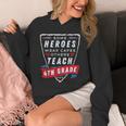 Some Heroes Wear Capes Others Teach 4th Grade Teacher Men Women Kids Unisex Hoodie, 4th Grade Teacher Gifts, funny design
