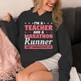 I'm A Teacher And A Marathon Runner Don't Underestimate Me Men Women Unisex Hoodie, funny design I'm A Teacher And A Marathon Runner Don't Underestimate Me Men Women Unisex Hoodie, funny design