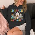 Inclusion Isn't Scary SLP Halloween Sped Teacher Therapy Unisex Hoodie, funny design
