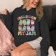 Inclusion Is My Jam SPED Teacher Special Education Life Unisex Hoodie, funny design Inclusion Is My Jam SPED Teacher Special Education Life Unisex Hoodie, funny design