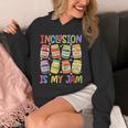 Inclusion Is My Jam SPED Teacher Special Education Teacher Unisex Hoodie, funny design