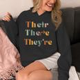 Their There They'Re English Teacher Gramma Police Joke Unisex Hoodie, English Teacher Gifts, funny design Their There They'Re English Teacher Gramma Police Joke Unisex Hoodie, English Teacher Gifts, funny design