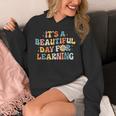 It's Beautiful Day For Learning Retro Teacher Women Men Unisex Hoodie, funny design It's Beautiful Day For Learning Retro Teacher Women Men Unisex Hoodie, funny design