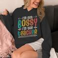 I´m Not Bossy I´m The Teacher Graduation Men Women Unisex Hoodie, funny design I´m Not Bossy I´m The Teacher Graduation Men Women Unisex Hoodie, funny design