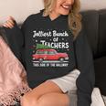 Jolliest Bunch Of Teachers This Side Of The Hallway Xmas PJ Unisex Hoodie, funny design Jolliest Bunch Of Teachers This Side Of The Hallway Xmas PJ Unisex Hoodie, funny design