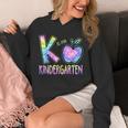 K Is For Kindergarten Teacher Tie Dye Back To School Kinder Unisex Hoodie, funny design K Is For Kindergarten Teacher Tie Dye Back To School Kinder Unisex Hoodie, funny design