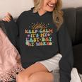 Keep Calm It's My Last Day At Work Groovy Teacher Retro Unisex Hoodie, Groovy Teacher Gifts, funny design Keep Calm It's My Last Day At Work Groovy Teacher Retro Unisex Hoodie, Groovy Teacher Gifts, funny design