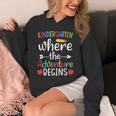 Kindergarten Where The Adventure Begins Shirt Children's Teacher Unisex Hoodie, funny design Kindergarten Where The Adventure Begins Shirt Children's Teacher Unisex Hoodie, funny design