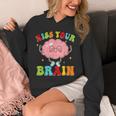 Kiss Your Brain Calm Mindset Teacher Kids Boys Girls Women Unisex Hoodie, funny design Kiss Your Brain Calm Mindset Teacher Kids Boys Girls Women Unisex Hoodie, funny design