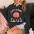 Kiss Your Brain Sped Teacher Appreciation Back To School Kid Unisex Hoodie, funny design