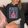 La Maestra Halloween Mexican Bingo Card Teacher Lottery Card Unisex Hoodie, funny design La Maestra Halloween Mexican Bingo Card Teacher Lottery Card Unisex Hoodie, funny design