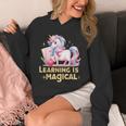 LEARNING IS MAGICAL TEACHER UNICORN BACK TO SCHOOL UNICORN Unisex Hoodie, funny design LEARNING IS MAGICAL TEACHER UNICORN BACK TO SCHOOL UNICORN Unisex Hoodie, funny design