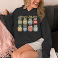 Library Is My Jam Librarian Appreciation Reading Teacher Unisex Hoodie, funny design