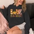 Love First Grade Happy Fall Thanksgiving Women 1st Teacher Unisex Hoodie, First Grade Teacher Gifts, funny design Love First Grade Happy Fall Thanksgiving Women 1st Teacher Unisex Hoodie, First Grade Teacher Gifts, funny design