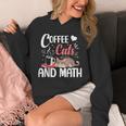 I Love Math Cats And Coffee Heart Mathematics Teacher Unisex Hoodie, funny design I Love Math Cats And Coffee Heart Mathematics Teacher Unisex Hoodie, funny design