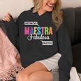 Maestra Fabulosa Bilingual Spanish Espanol Teacher School Unisex Hoodie, funny design