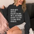 Never Mess With An English Teacher Back To School Unisex Hoodie, English Teacher Gifts, funny design Never Mess With An English Teacher Back To School Unisex Hoodie, English Teacher Gifts, funny design