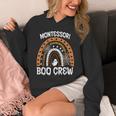 Montessori Teacher Halloween Boo Rainbow Leopard Halloween Unisex Hoodie, funny design Montessori Teacher Halloween Boo Rainbow Leopard Halloween Unisex Hoodie, funny design