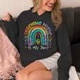 Musical Teacher Teaching Music Is My Jam Rainbow Tie Dye Unisex Hoodie, funny design
