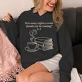 How Many Nights A Week Should You Be Reading 6-7 Teacher Fun Unisex Hoodie, funny design How Many Nights A Week Should You Be Reading 6-7 Teacher Fun Unisex Hoodie, funny design