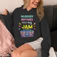 Nursery Rhymes Are My Jam 80s Retro Teachers & Students Kids Unisex Hoodie, funny design Nursery Rhymes Are My Jam 80s Retro Teachers & Students Kids Unisex Hoodie, funny design
