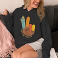 One Thankful Teacher Thanksgiving Turkey Peace Hand Sign Unisex Hoodie, funny design One Thankful Teacher Thanksgiving Turkey Peace Hand Sign Unisex Hoodie, funny design