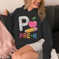 P Is For Pre K Teacher Student Pencil Apple Back To School Unisex Hoodie, funny design P Is For Pre K Teacher Student Pencil Apple Back To School Unisex Hoodie, funny design