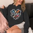 Para Heart Paraprofessional Teacher Paraeducator Unisex Hoodie, funny design Para Heart Paraprofessional Teacher Paraeducator Unisex Hoodie, funny design
