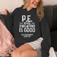 PE Physical Education Teacher Sweating Men Women Unisex Hoodie, Pe Teacher Gifts, funny design