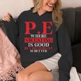 PE Where Sweating Is Good But Deodorant Is Better PE Teacher Unisex Hoodie, Pe Teacher Gifts, funny design PE Where Sweating Is Good But Deodorant Is Better PE Teacher Unisex Hoodie, Pe Teacher Gifts, funny design