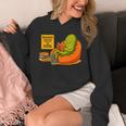 Pickle Reading Books Bookworm Teacher Librarian Kids Retro Unisex Hoodie, funny design Pickle Reading Books Bookworm Teacher Librarian Kids Retro Unisex Hoodie, funny design