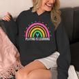 Playing Is Learning Early Childhood Education ECE Teacher Unisex Hoodie, funny design Playing Is Learning Early Childhood Education ECE Teacher Unisex Hoodie, funny design