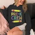 Pre-K Crew PreK Teachers Back To School Unisex Hoodie, funny design