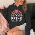 Pre-K Teacher Cute Pre Kindergarten For Teachers Rainbow For Men Women Kids Unisex Hoodie, funny design