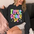 Preppy First Grade Back To School 1st Grade Teacher Girl Kid Unisex Hoodie, First Grade Teacher Gifts, funny design