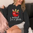 Pretend I'm A Pirate Teacher Apple Talk Like A Pirate Day Men Women Kids Unisex Hoodie, funny design