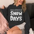 Proud Supporter Of Snow Days Teacher Christmas Men Women Unisex Hoodie, funny design