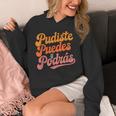 Pudiste Puedes Podras Maestra Spanish Teacher Unisex Hoodie, funny design