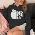 Red For Ed Teacher Support Public Education For Men Women Kids Unisex Hoodie, funny design Red For Ed Teacher Support Public Education For Men Women Kids Unisex Hoodie, funny design
