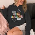 Retro Boho Math Science Professor In My STEM Teacher Era Unisex Hoodie, Science Teacher Gifts, funny design