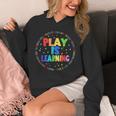 Retro Play Is Learning Teacher Back To School Unisex Hoodie, funny design