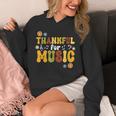 Retro Thankful For Music Floral Music Teacher Thanksgiving Men Women Unisex Hoodie, funny design Retro Thankful For Music Floral Music Teacher Thanksgiving Men Women Unisex Hoodie, funny design