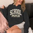 Retro Wildflower School Psych Teacher School Psychologist Unisex Hoodie, funny design Retro Wildflower School Psych Teacher School Psychologist Unisex Hoodie, funny design
