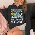 Rotation Of Earth Science Teacher Earth Day Men Women Unisex Hoodie, Science Teacher Gifts, funny design Rotation Of Earth Science Teacher Earth Day Men Women Unisex Hoodie, Science Teacher Gifts, funny design
